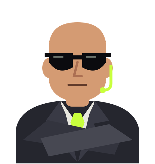 The Bouncer, arms crossed